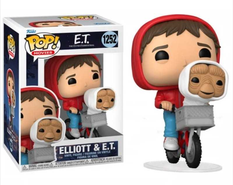 FUNKO POP! MOVIES E.T. ELLIOTT & E.T. #1252