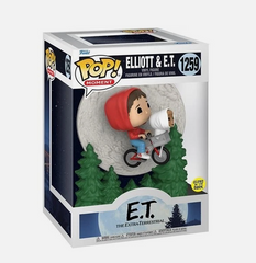 Pop! Moment E.T. 40th Anniversary Elliot and E.T. Flying GITD #1259 Funko