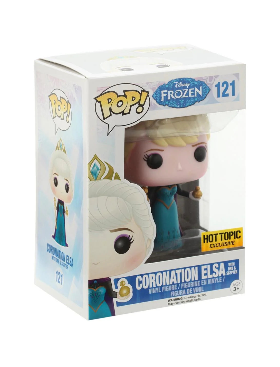 Funko Pop! Frozen: Coronation Elsa with Orb & Scepter (Hot Topic Exclusive) #121