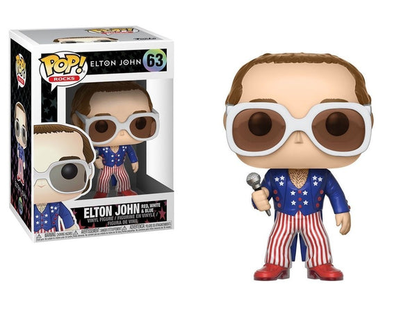 Funko Pop! Elton John Red, White & Blue #63