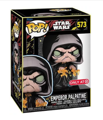 Funko POP! EMPEROR PALPATINE 573 Star Wars Retro Series Target Exclusive