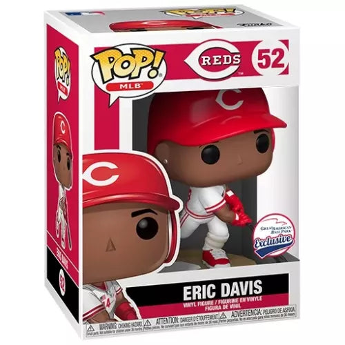 Funko Pop! MLB Cincinnati Reds: Eric Davis (Great American Ball Park Exclusive) #52