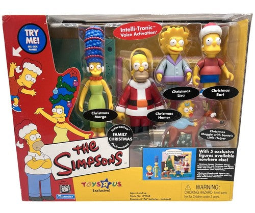 Playmates: The Simpsons - Interactive Environment Family Christmas (Toys R Us Exclusive)