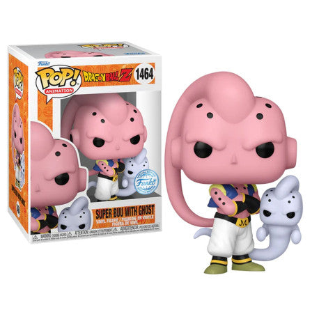 Funko Pop! Dragon Ball Z Super Buu with Ghost Special Edition #1464 in retail box with matching sticker