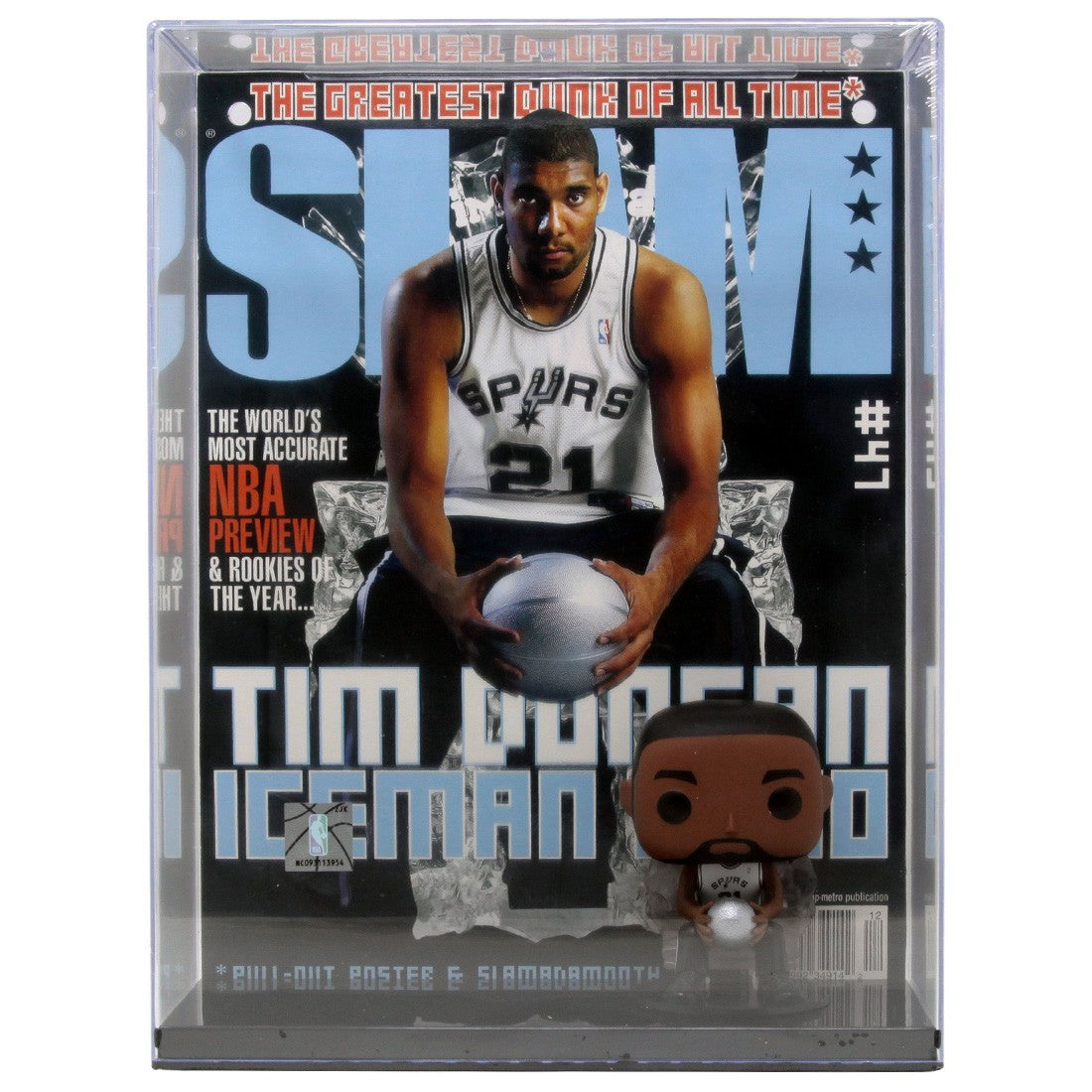 Funko Pop! Magazine Covers SLAM Tim Duncan #05 in box