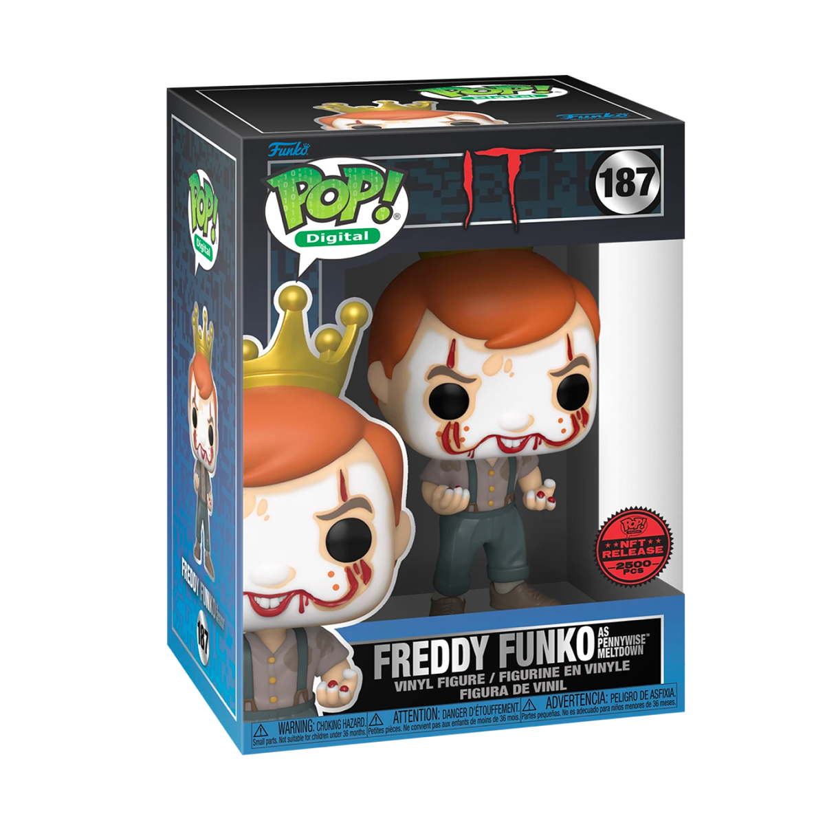 Funko Pop! Digital Freddy Funko as Pennywise (Meltdown) #187
