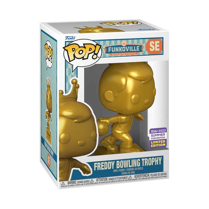 Funko Pop! Funkoville: Freddy Bowling Trophy (2023 Summer Convention) #SE