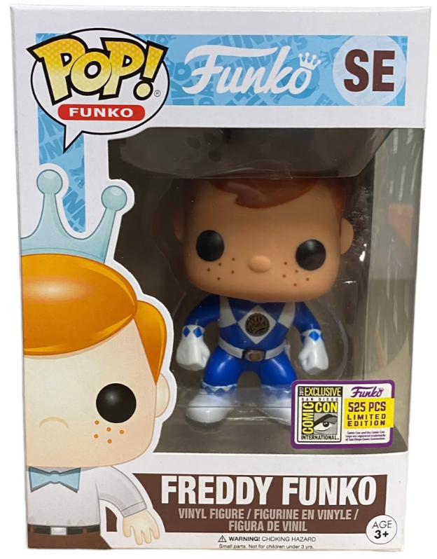 Freddy Funko as Blue Ranger Funko Pop! SDCC 2017 Exclusive LE 525Pcs