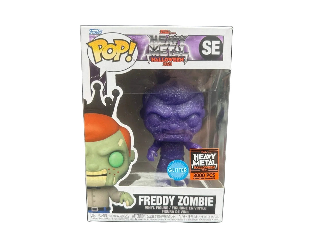 Funko Pop! Heavy Metal Halloween 2023: Freddy Zombie [Glitter] (3000 Pcs Limited Edition) #SE