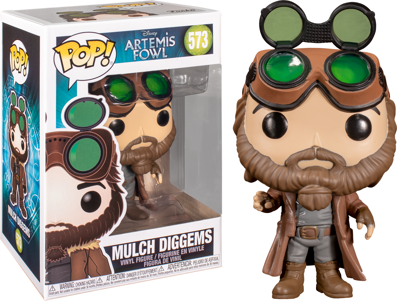 Funko Pop! Disney Artemis Fowl Mulch Diggums #573 in box