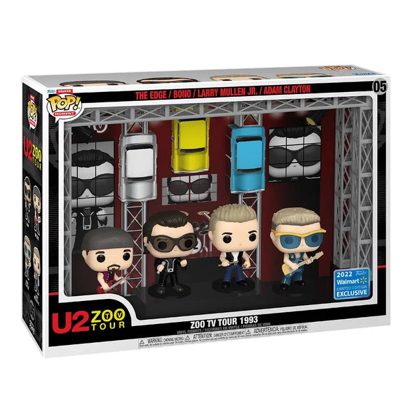 Funko Pop! U2 Zoo TV Tour 1993 Walmart Exclusive #05 boxed set