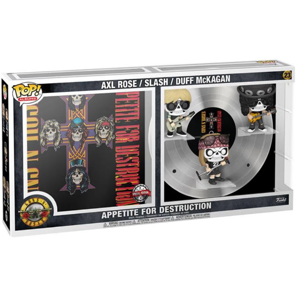 Funko Pop! Guns N’ Roses Appetite for Destruction 2021 Walmart Exclusive #23 boxed set