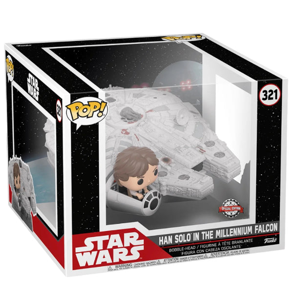 Funko Pop Star Wars Han Solo in the Millennium Falcon Special Edition number 321