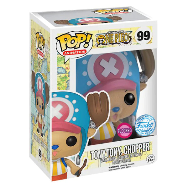 Funko Pop One Piece Tony Tony Chopper 99 flocked Funimation exclusive in retail box