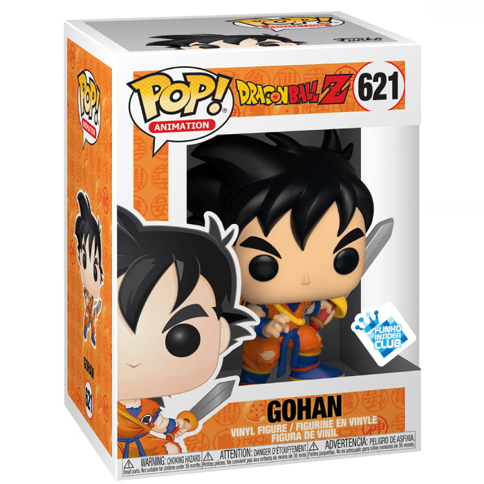 Funko Pop Dragon Ball Z Gohan Funko Insider Club Exclusive 621 boxed figure