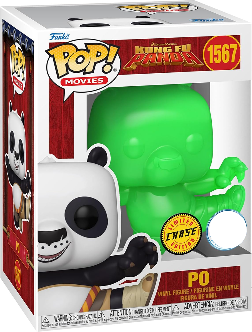 Funko Pop Kung Fu Panda Po Chase number 1567 boxed figure