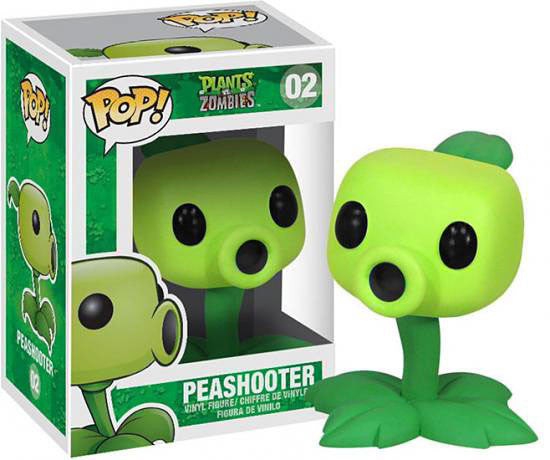Funko Pop Plants vs Zombies Peashooter number 02 boxed
