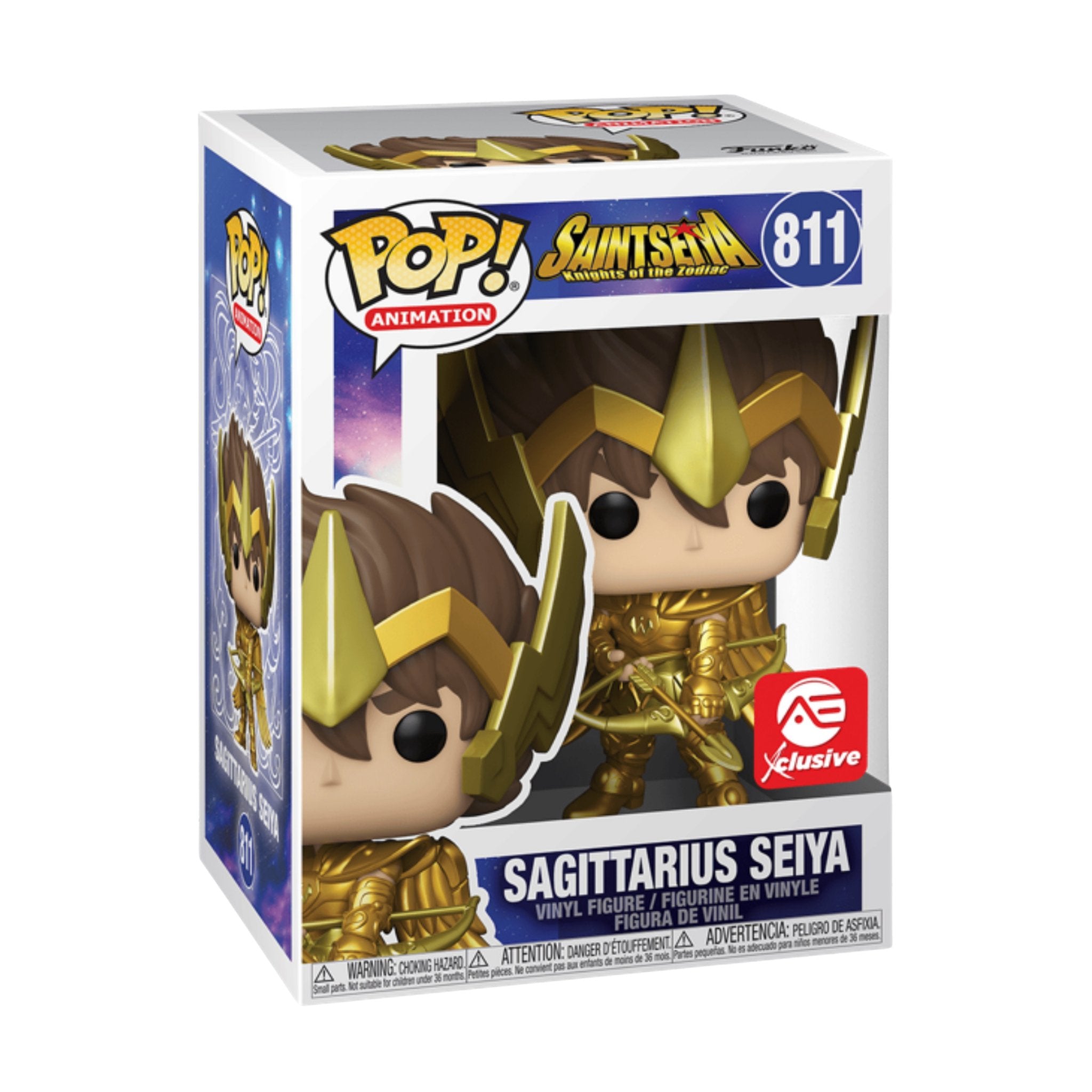 Funko Pop Saint Seiya Sagittarius Seiya AE Exclusive number 811 boxed