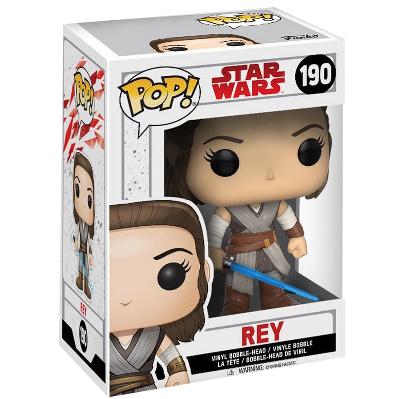 Funko Pop Star Wars Rey number 190 in retail box