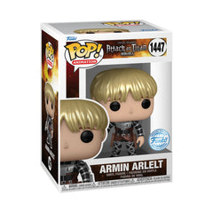 Funko Pop Attack on Titan Armin Arlert Special Edition number 1447 boxed figure