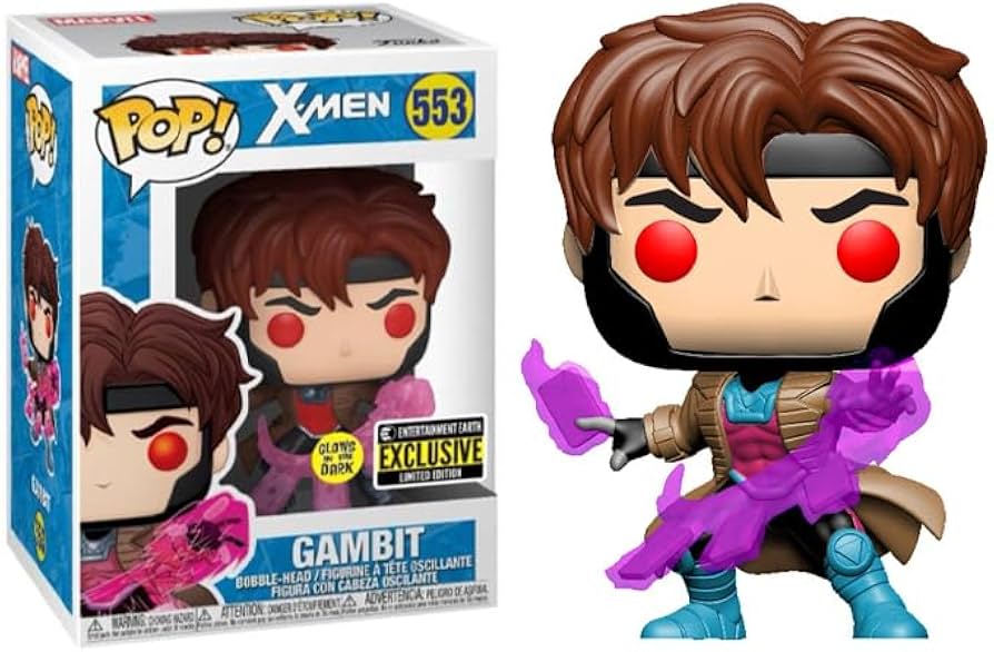 Funko Pop! Gambit (Glows in the Dark) [Exclusive] #553