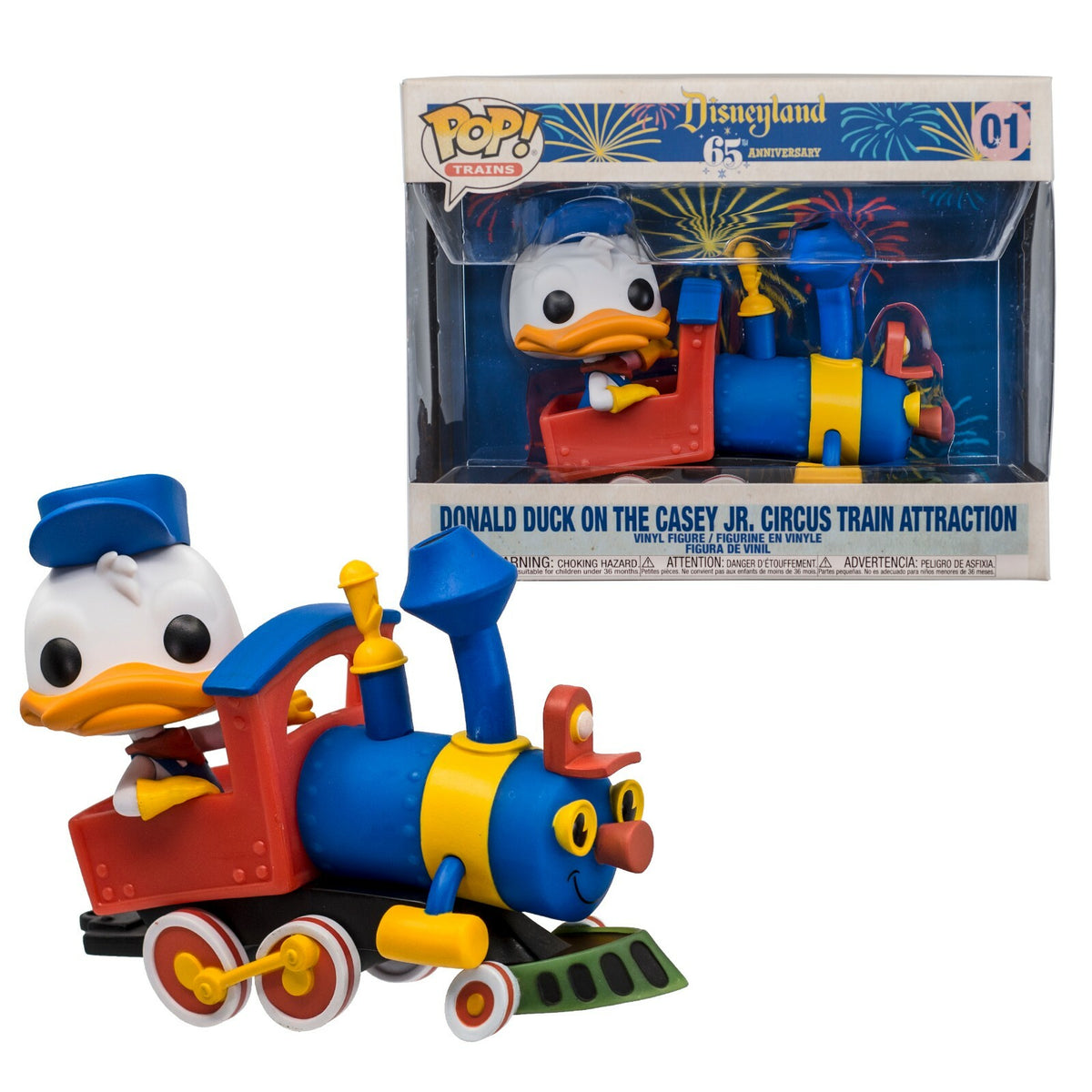 Funko Pop! Donald Duck on the Casey Jr. Circus train attraction #01