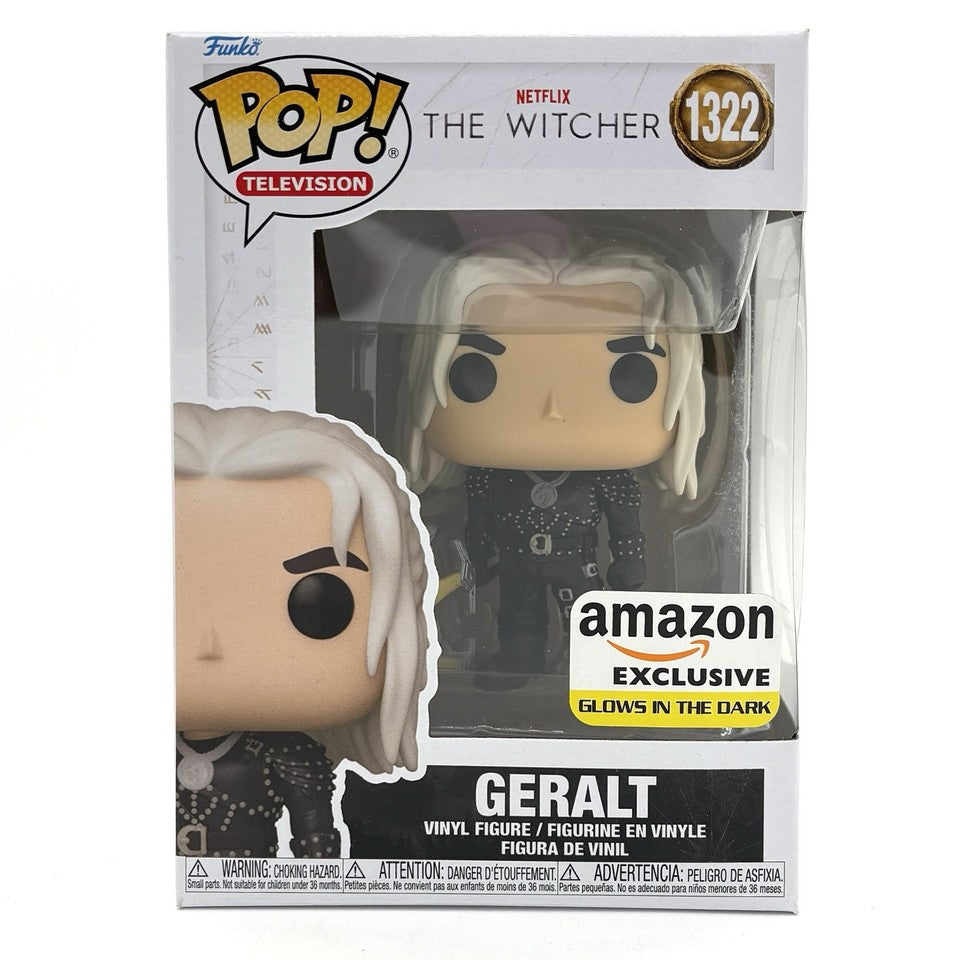 Funko Pop! The Witcher: Geralt (Amazon Exclusive - Glows) #1322