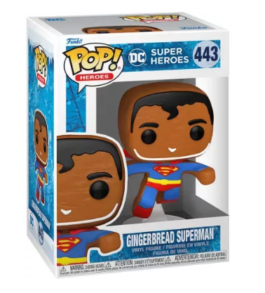 Funko Pop! Gingerbread Superman (#443) – DC Super Heroes