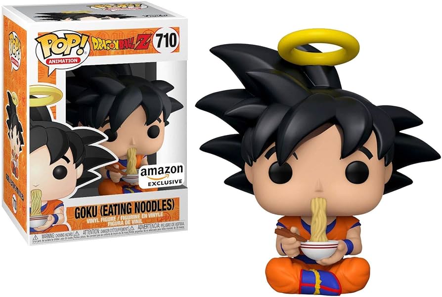 Funko Pop! Goku (Eating Noodles) [Amazon Exclusive] #710
