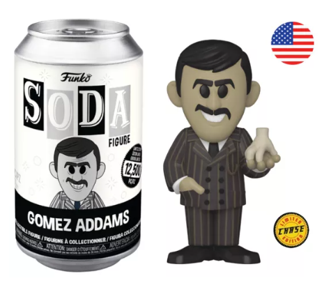 Funko Soda The Addams Family Gomez Addams (Black Can) – Chase!