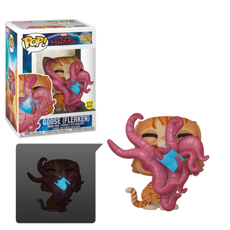 Funko Pop! Captain Marvel: Goose (Flerken) [Glows] #445