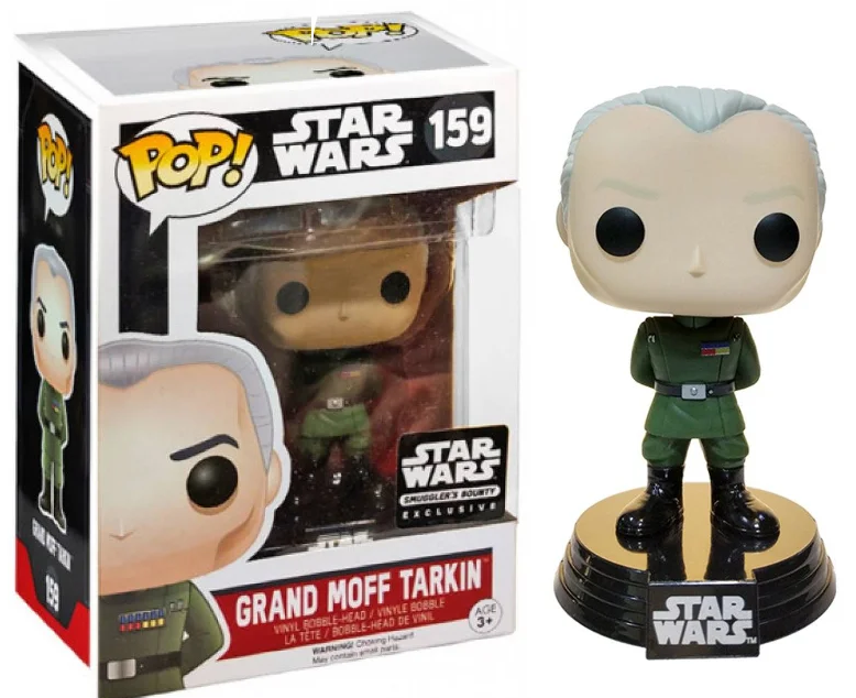 Funko Pop Star Wars 159 Grand Moff Tarkin Vinyl Bobble-Head Exclusive Figure