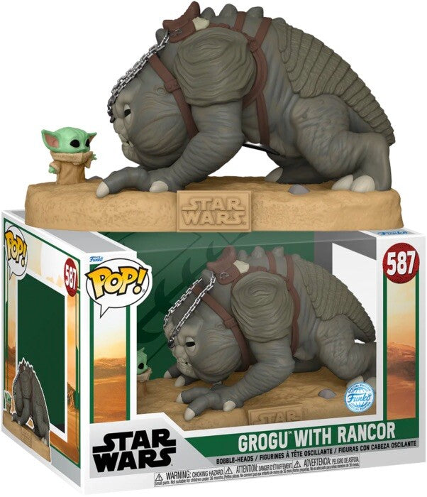Funko Pop! Star Wars: Grogu with Rancor #587