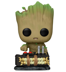 FUNKO POP! MARVEL GUARDIAN OF THE GALAXY VOL 2 GROOT #1222 with DETONATOR [2023 WONDROUS CON EXCLUSIVE]