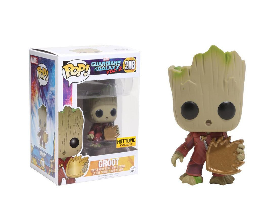 Funko Pop! Guardians of the Galaxy: Groot (Hot Topic Exclusive) #208