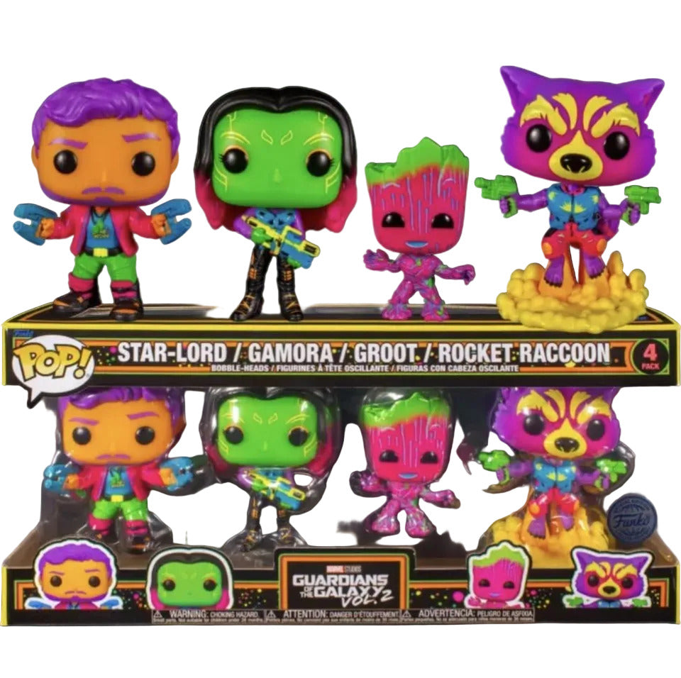 Funko Pop! Guardians of the Galaxy: Star-Lord / Gamora / Groot / Rocket Raccoon [Special Edition] (4-Pack)