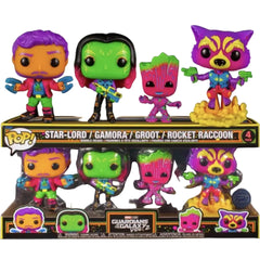 Funko Pop! Guardians of the Galaxy: Star-Lord / Gamora / Groot / Rocket Raccoon [Special Edition] (4-Pack)