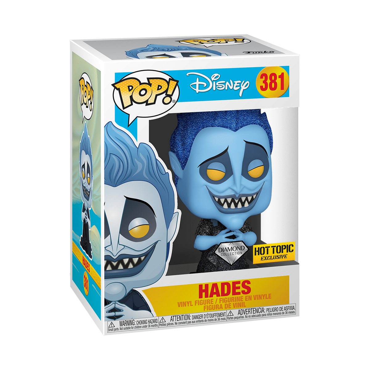 Funko Pop! Disney Hercules: Hades (Diamond Collection) [Hot Topic Exclusive] #381