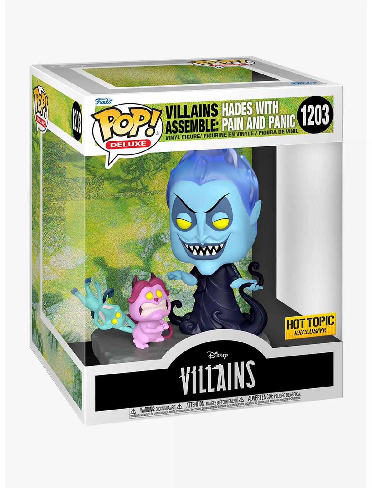 Funko Pop! Villains Assemble: Hades with Pain and Panic (Hot Topic Exclusive) #1203