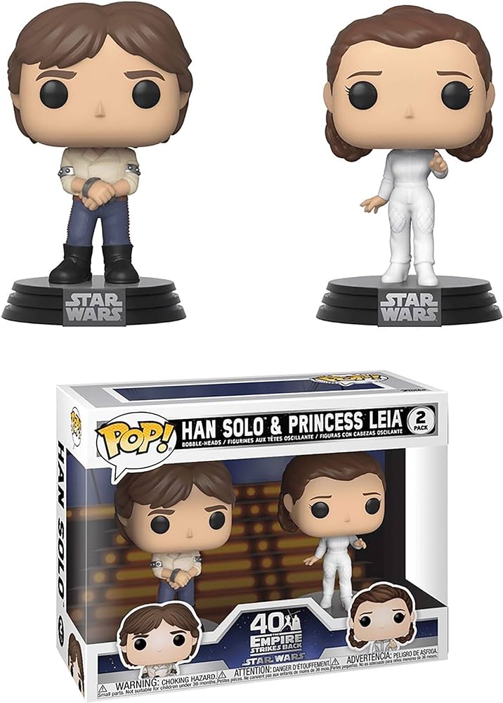 Funko Pop! Star Wars: Han Solo & Princess Leia (2-Pack)