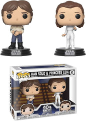 Funko Pop! Star Wars: Han Solo & Princess Leia (2-Pack)