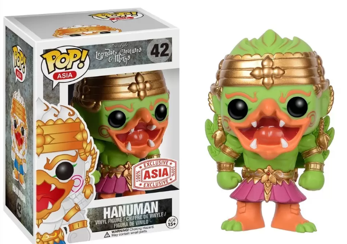 Legendary Creatures & Myths - Hanuman #42 Green & Pink