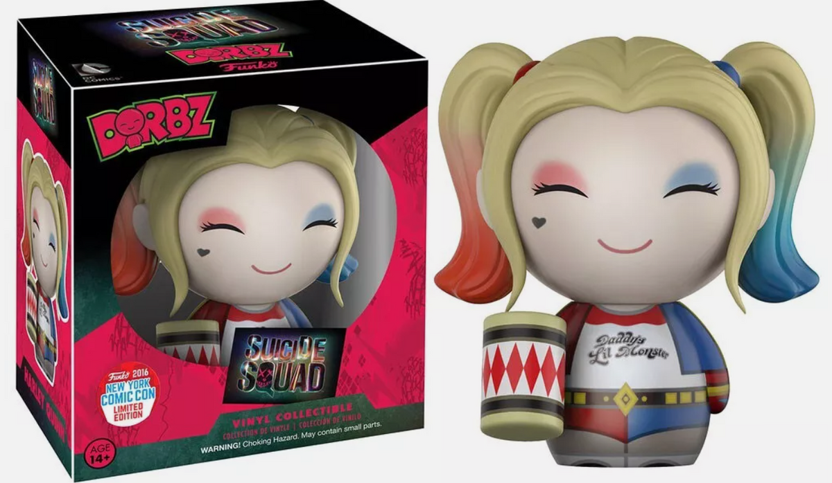 Funko DC Suicide Squad Dorbz Harley Quinn Vinyl Figure #163 [Hammer] Comic Con LE