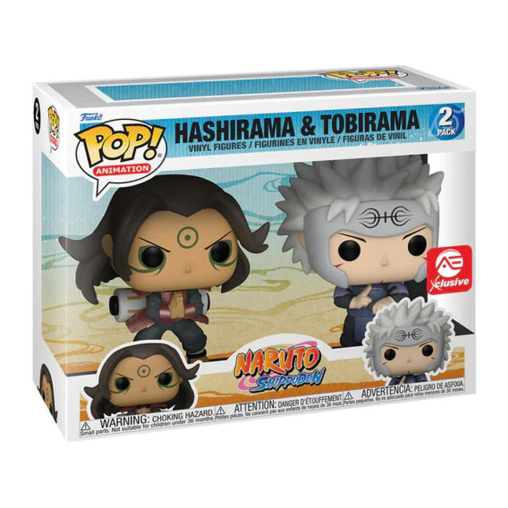 Funko Pop! Naruto Shippuden: Hashirama & Tobirama (AE Exclusive) [2-Pack]