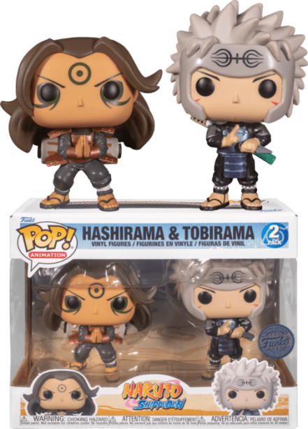 Funko Pop! Naruto Shippuden: Hashirama & Tobirama (Special Edition Metallic) [2-Pack]