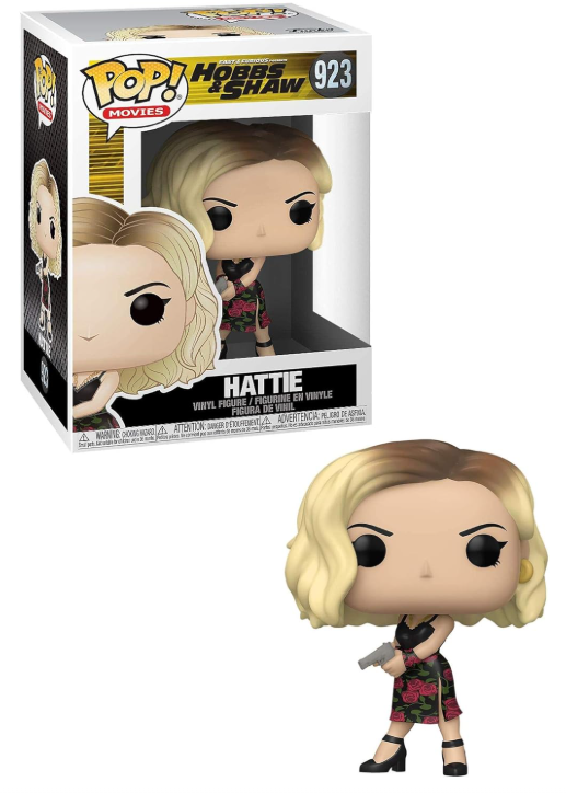 Funko Pop! Movies: Hobbs & Shaw- Hattie #246 (Slight Box Rip) (Pop is mint)