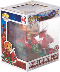 Funko Pop! He-Man on Battlecat (Flocked) [Special Edition] #84