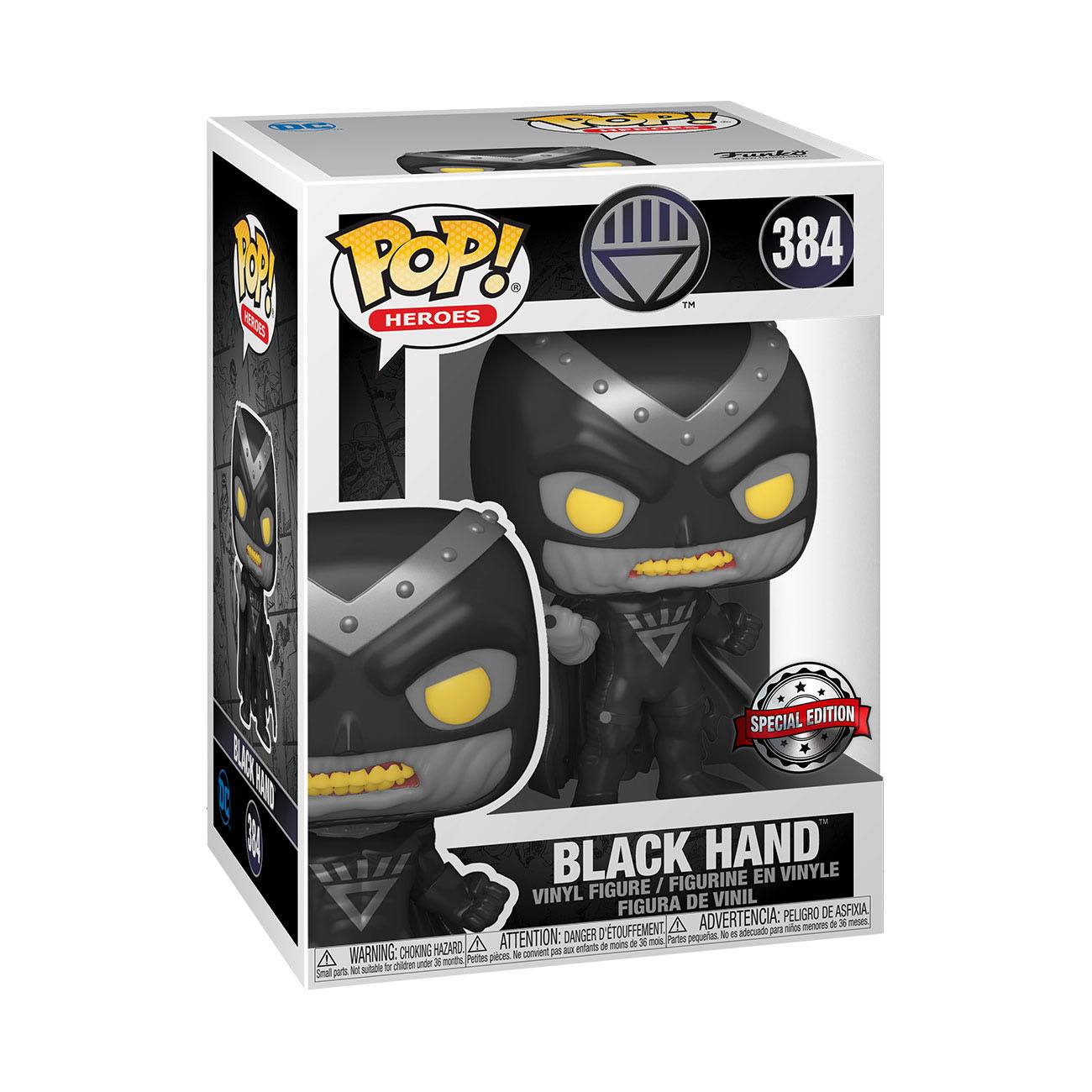 Funko Pop! DC Comics: Black Hand (Special Edition) #384 with retail box