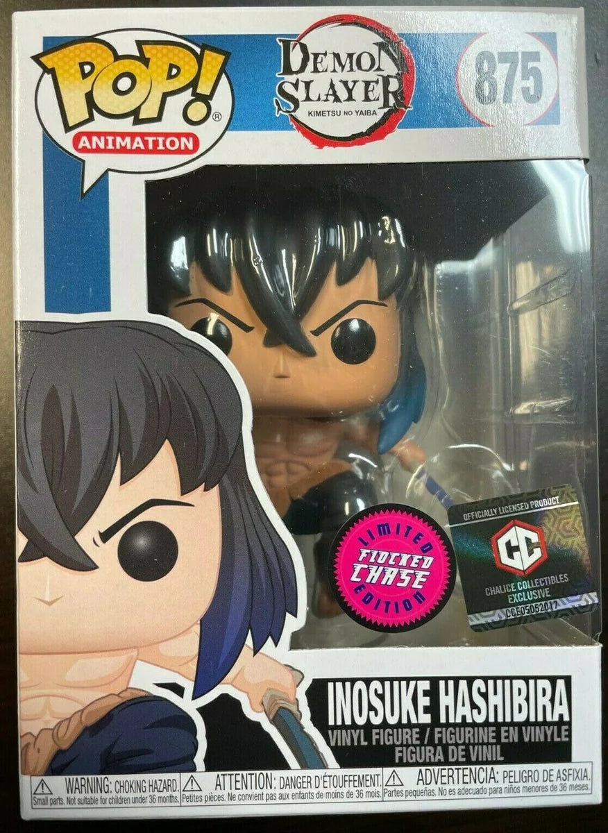Funko Pop! Demon Slayer: Inosuke Hashibira (Flocked Chase) [Exclusive] #875