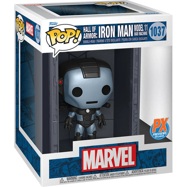 Funko Pop! Marvel: Hall of Armor: Iron Man Model 11 War Machine (Px Previews Exclusive) #1037